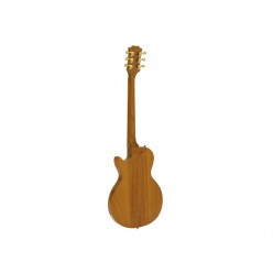 DIMAVERY LP-600 E-Guitar, nature maple